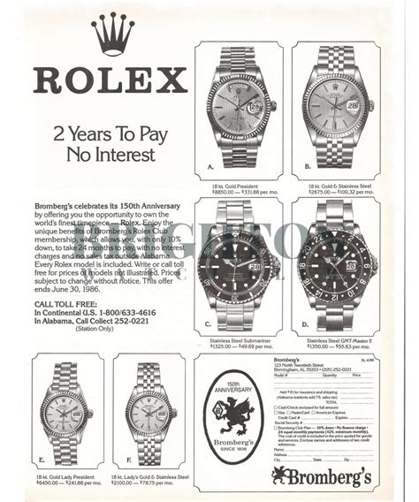 rolex watch catalog for sale.